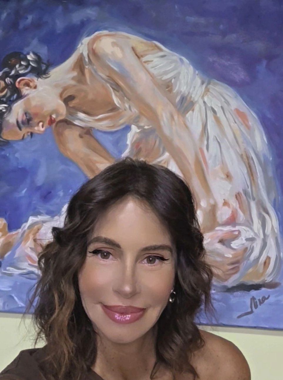 ArteDiAlina.com painting: Bringing Me Down to My Knees